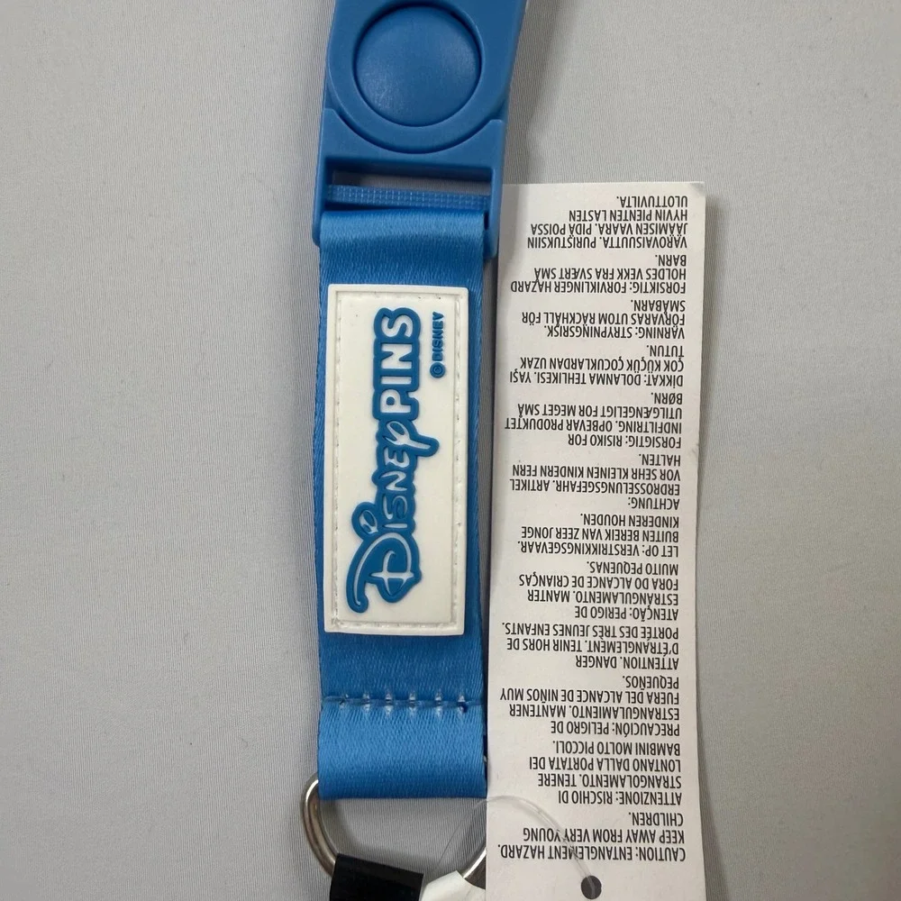 Disney Munchlings Lanyard Reversible Unisex OS Blue NEW Pin Trading Sweet Treats